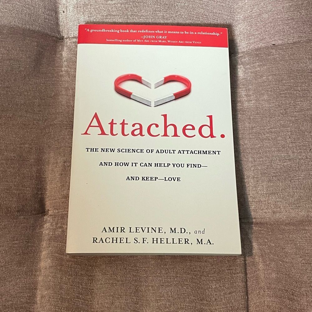 Attached Book - written by Amir Levine - written by Rachel S.F. Heller  MA